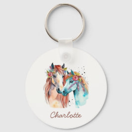 Chaveiro Horse Lover, Crianças Personalizadas Equestres, Aq