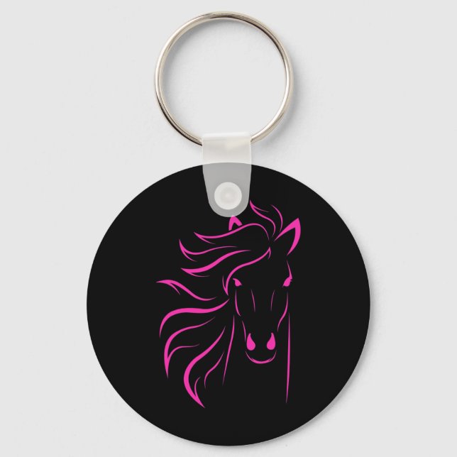 Chaveiro Horse Lover Oferece Mulheres Equestres Homens Hors (Frente)