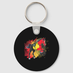 Chaveiro Horse Riding Belgium Flag