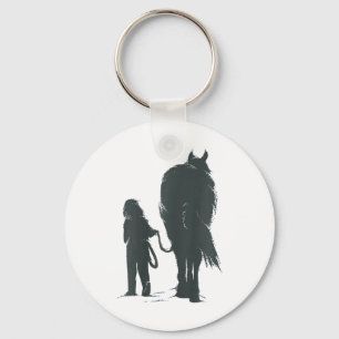Chaveiro Horseback Andando Equestre Equestre