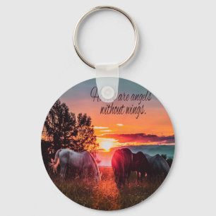 Chaveiro Horses are angels without wings