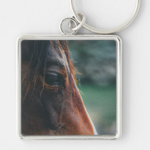 Chaveiro Horso Marrom Fechado