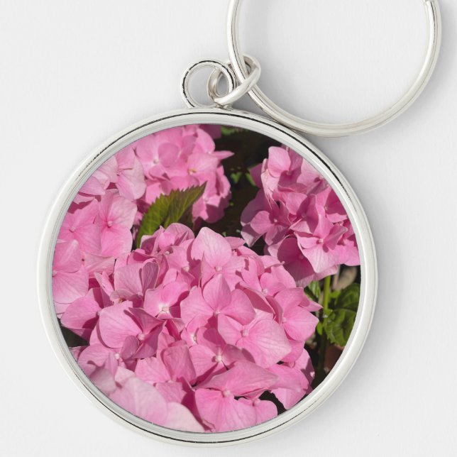 Chaveiro Hortênsia Rosa (Frente)