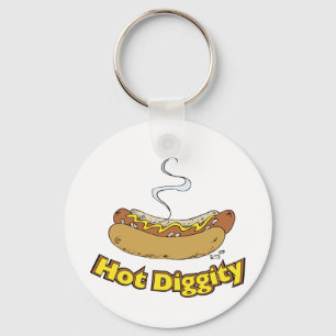 Chaveiro Hot Diggity ~ Hot Dog / Hot Dogs