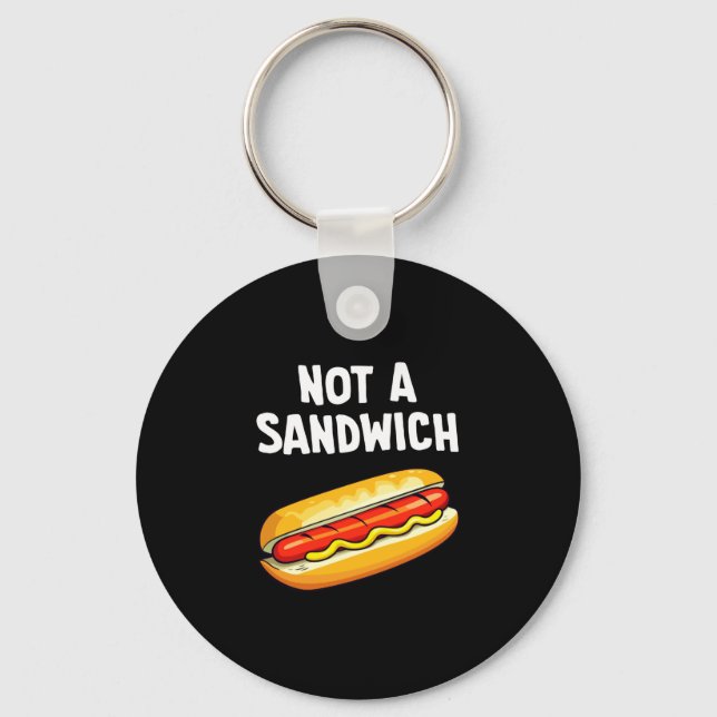 Chaveiro Hot dog not a sandwich performance  (Frente)