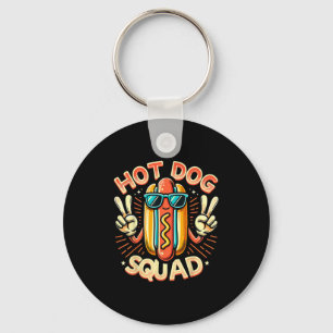 Chaveiro Hot Dog Squad Hot Dog Stand Team Hotdog Creme Para