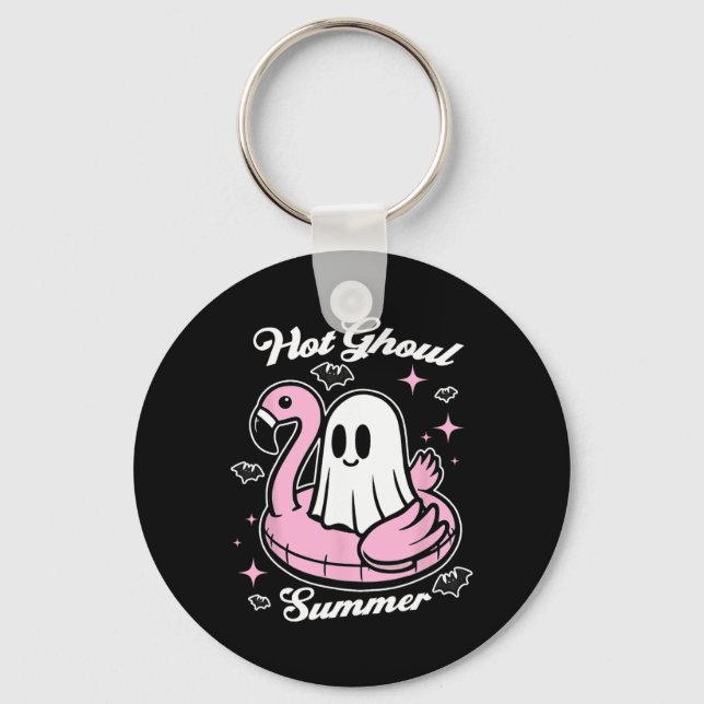 Chaveiro Hot Ghoul Summer Flamingo Ghost Summerdal (Frente)