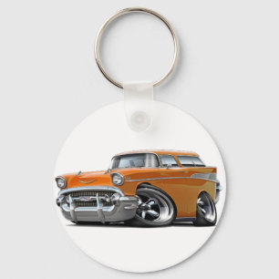 Chaveiro Hot rod 1957 da laranja do nómada de Chevy