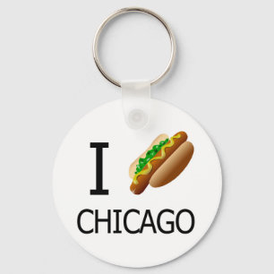Chaveiro Hotdog Chicago Keychainx
