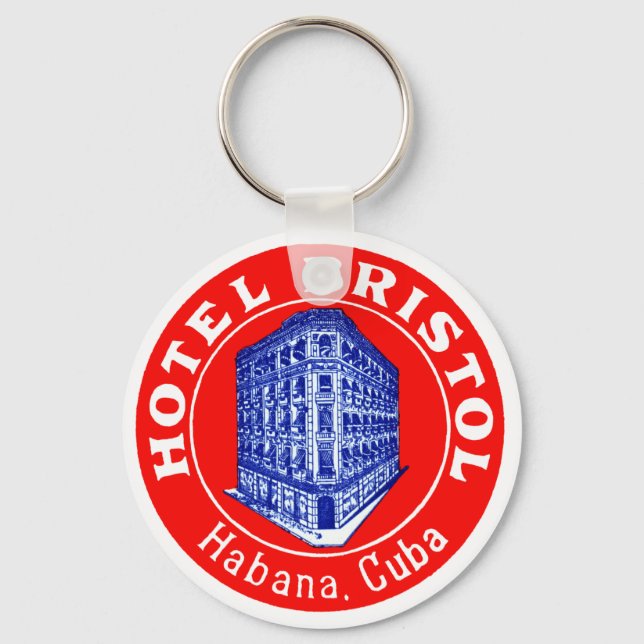 Chaveiro Hotel Bristol Cuba 1930 (Frente)