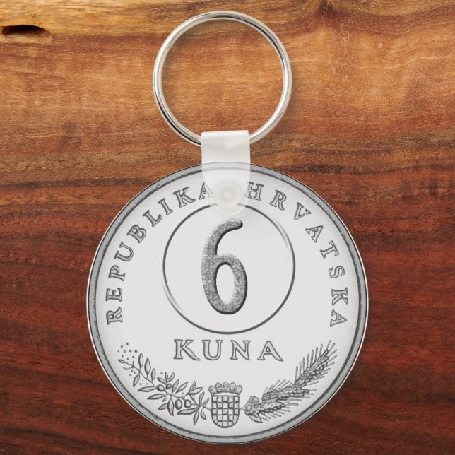Chaveiro Hotel key with kuna as room number (Frente)
