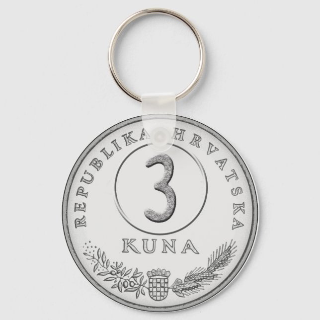 Chaveiro Hotel key with kuna as room number (Frente)