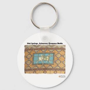 Chaveiro HotSprings, AR Quapaw Dome Telhas II Presentes Rou