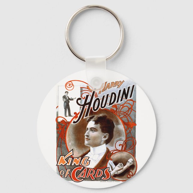 Chaveiro Houdini - Rei dos Cartões (Frente)