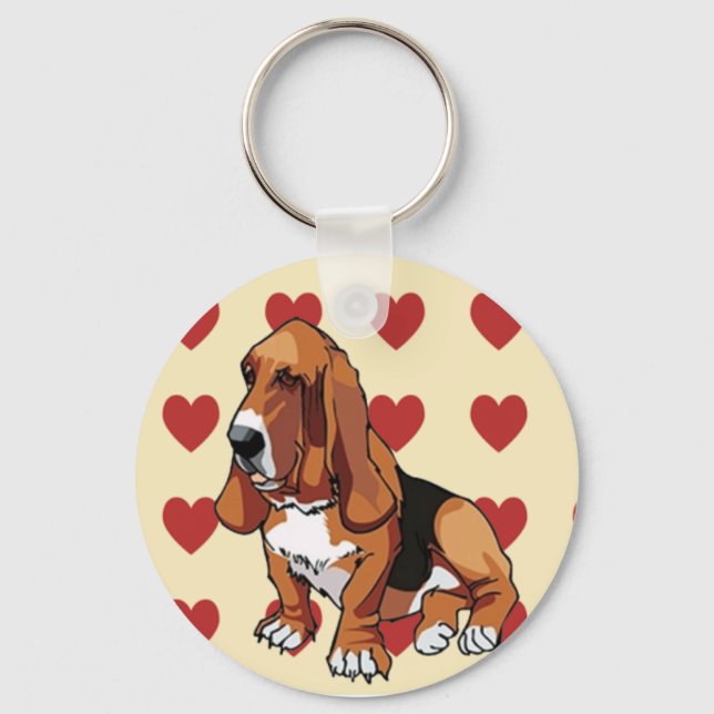 Chaveiro - Hound basset (Frente)
