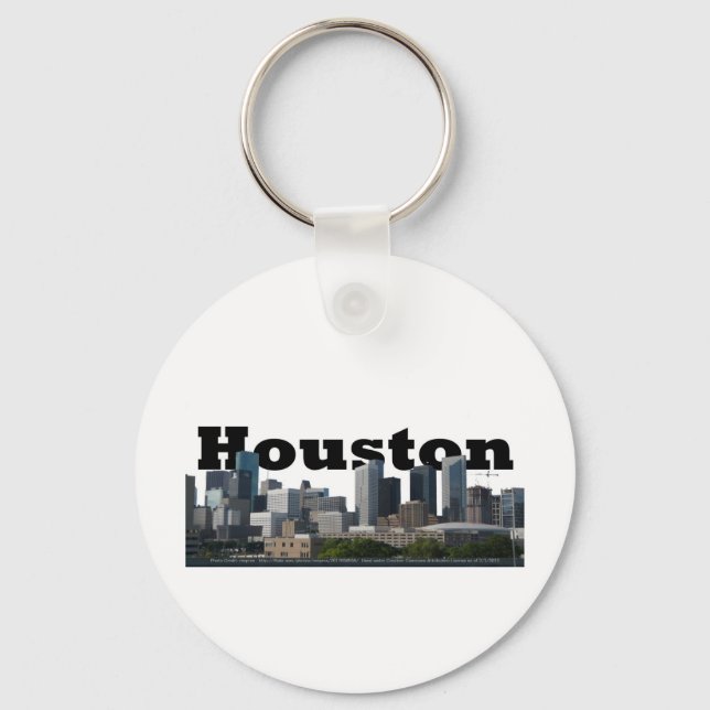 Chaveiro Houston, TX Skyline com Houston no Céu (Frente)