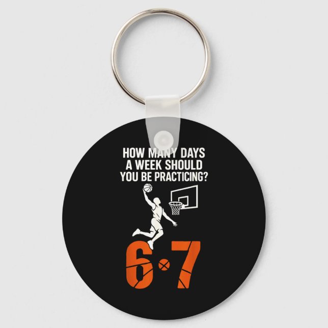 Chaveiro How Many Days A Week Should You Practice 6-7 Baske (Frente)