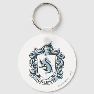 Chaveiro Hufflepuff Crest Blue
