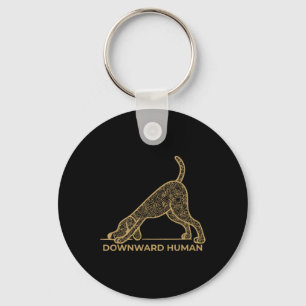 Chaveiro Humano Descendente – Mandala Cachorro Pose Yoga Am