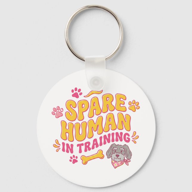 Chaveiro Humano sobressalente personalizado com nome (Frente)