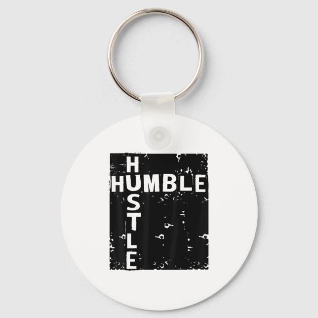 Chaveiro Humble Hustle Insrational Motivational Entrepreneu (Frente)