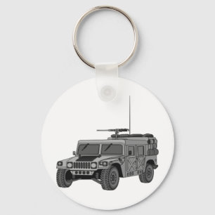 Chaveiro Hummer de prata