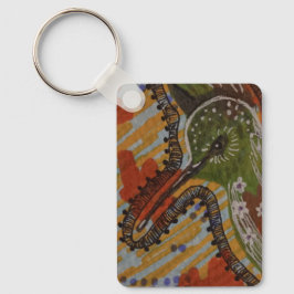Chaveiro Hummingbird Abstract