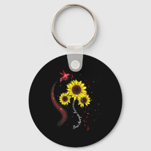 Chaveiro Hummingbird Burgundy Cérebro Sunflower Aneurysm Aw