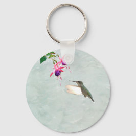 Chaveiro Hummingbird e Fuschia