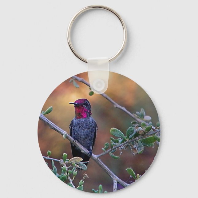 Chaveiro Hummingbird no pôr do sol (Frente)