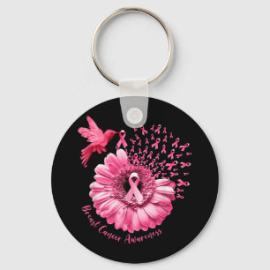 Chaveiro Hummingbird Sensação do Cancer de Mama Rosa de Gir