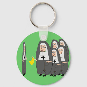Chaveiro Humor católico "irmãs gordas " da freira