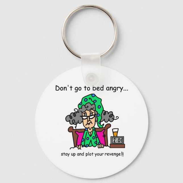 Chaveiro Humor das horas de dormir (Frente)