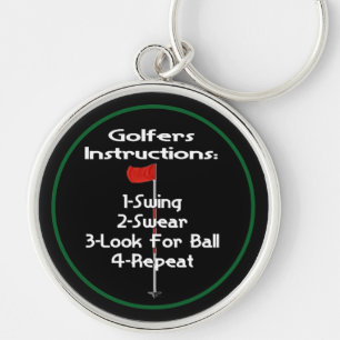 Chaveiro Humor de Golfistas