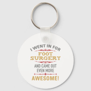 Chaveiro Humor de Recuperação de Cirurgia de Pé