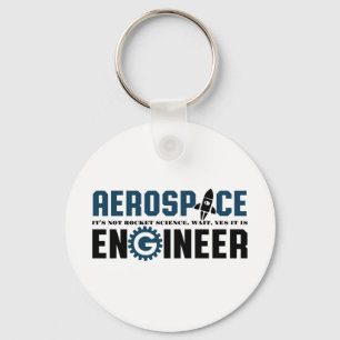 Chaveiro Humor engraçado do engenheiro aeroespacial é
