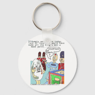 Chaveiro Humpty & Seguro Médico Camisetas Divertidas Cartõe