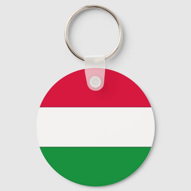 Chaveiro Hungarian Flag, Flag of Hungary (Frente)