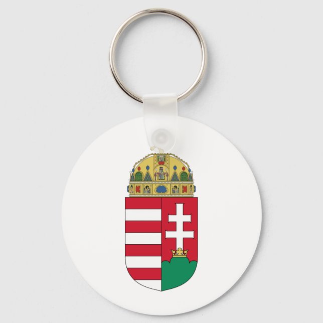 Chaveiro Hungria Casaco de armas HU (Frente)
