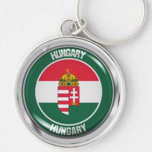 Chaveiro Hungria Round Emblem