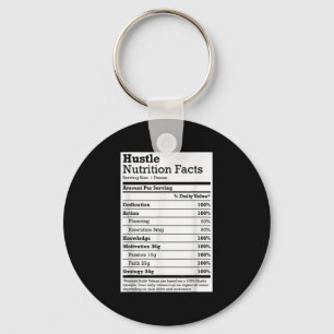 Chaveiro Hustle Nutrition Fata o Natal Aniversário Gift Rap