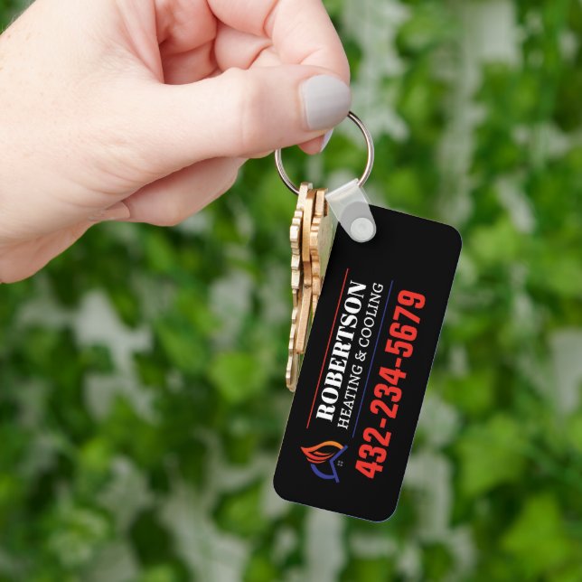 Chaveiro HVAC de aquecimento e arrefecimento (Mão)