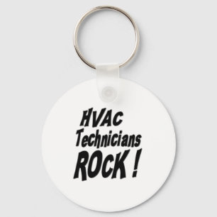Chaveiro HVAC Technicians Rock! Keychain