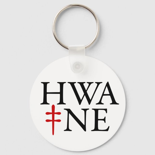 Chaveiro HWA-NE 6/25 (Frente)