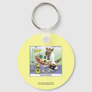Chaveiro Hyena Dentistry Cartoon Funny Key Chain