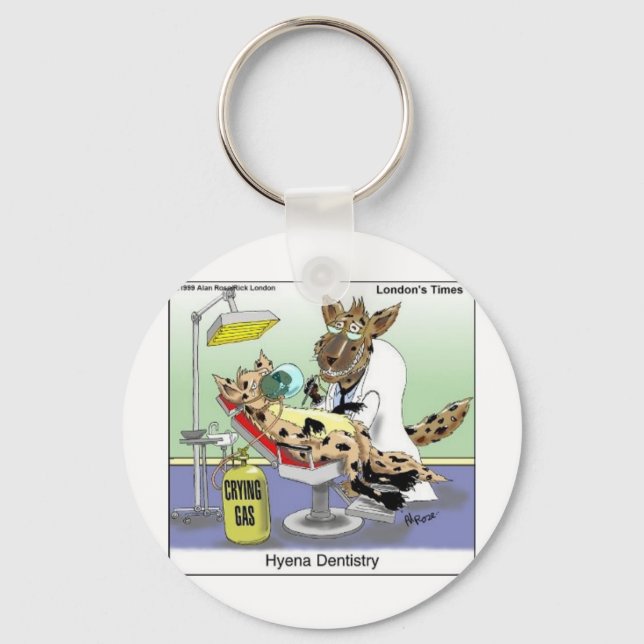 Chaveiro Hyena Dentistry Funny Gifts, Tees & Collectibles (Frente)
