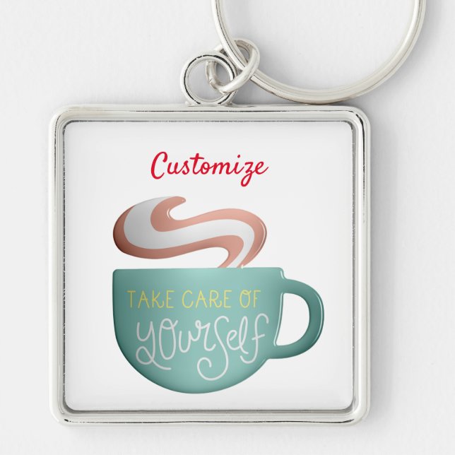 Chaveiro Hygge Drink Self-Care Thunder_Cove (Frente)