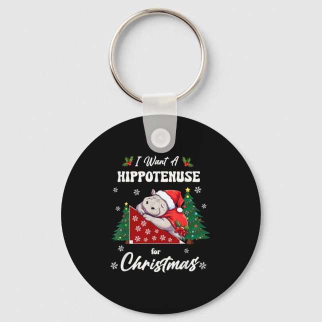 Chaveiro Hytenuse Christmas Teacher Kids I want Hiptam (Frente)