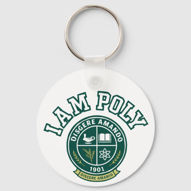 Chaveiro I AM POLY Classic Keychain (Verso)