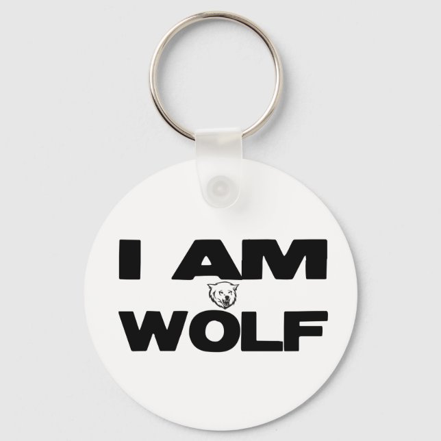 Chaveiro I Am Wolf (Frente)